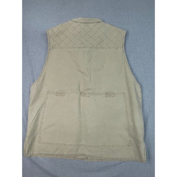 NEW The Walking Co. Certified Gear Men's Light Brown Tactical Fishing Vest Large - Picture 8 of 8